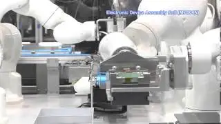 Assembling Electronic Devices - Kawasaki MC004N robot