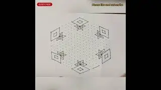 21*11 dots rangoli || Sankranti muggulu 2023 || Big rangoli || lotus rangoli designs #shorts #kolam