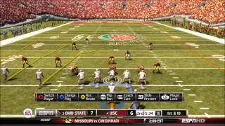 NCAA Football 13 : Rose Bowl BCS Ohio State vs USC Dynasty Mode