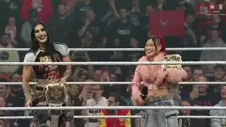 Asuka & Kairi Sane Attack's Rhea Ripley & Iyo Sky Full Segment - WWE RAW 12/01/2026