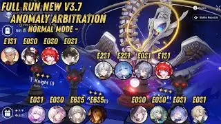 Full Run All Stage Knight I-II-III And King in Check Aquila 60M HP | Anomaly Arbitration 3.7