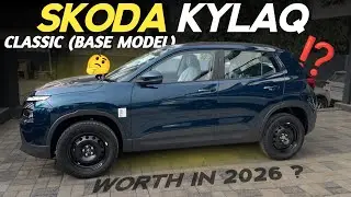 7.59 Lakh mein German Build Quality Aur Driving Dynamics 🔥🔥Skoda Kylaq Base model Classic Review.