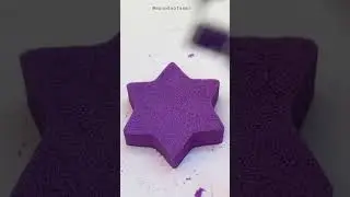 Kinetic Sand Shapes Cutting Satisfying ASMR Video