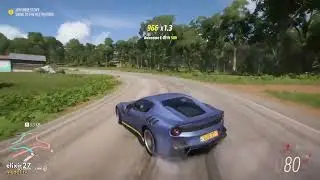 forza horizon 5 Driving Honi truck or Ferrari with near miss accident!!!!