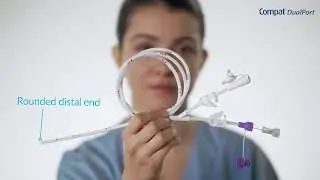 Compat Dualport - Single lumen nasogastric feeding and drainage tube