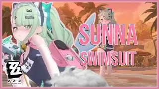 Sunna - Swimsuit Outfit (Skin Mod) | ZZZ