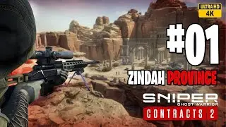 SOLO STEALTH ! Sniper Ghost Warrior Contracts 2 - ZINDAH PROVINCE - FULL GAMEPLAY [4K 60FPS PC]