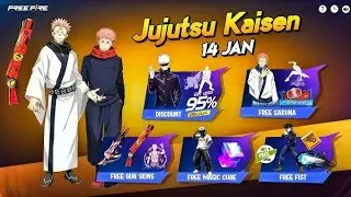 Jujitsu kaisen event free fire and confirm date || free fire event || free fire new event ✅✅✅