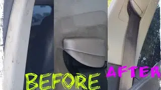 Test and clean car interior plastic with Flamingo FOAM Cleaner F002