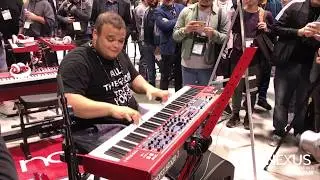 Jesus Molina @ the Nord Booth NAMM 2018
