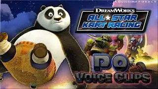 Все озвученные клипы Po • DreamWorks All-Star Kart Racing • Озвученные реплики 2023 (Мик Уингерт)