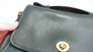 VINTAGE COACH EXTREME REHAB - CUSTOM PAINTING A HANDBAG