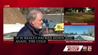 NCDOT holds news conference on road conditions and recovery after winter storm.