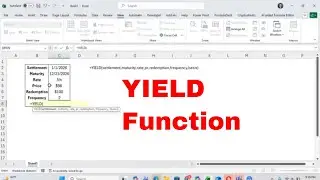 Как легко рассчитать доходность облигаций с помощью функции YIELD в Excel! #учебник #excel