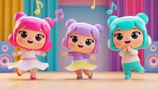 Dancing Dolls Practice Twirls 💃🎵 | Fun Music Show for Kids