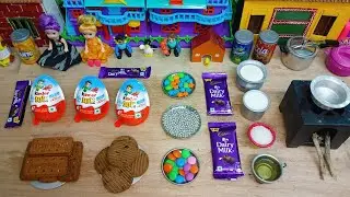 Miniature Kinderjoy Chocolate Cake | Biscuit Cake Recipe | Dairymilk Cake | Choco Mini Foods | 