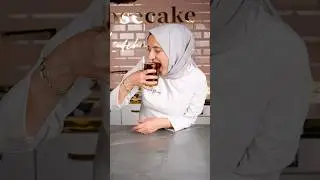 Enjoying ice cold cake in an edible glass 😁🍰 #hyperrealisticcake #everythingiscake