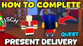Как выполнить задание по доставке подарков Санте в игре Fisch | Roblox