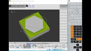 Heidenhain TNC640 - Programming of Contours | Linear movements with Polar coordinates - Tutorial 14