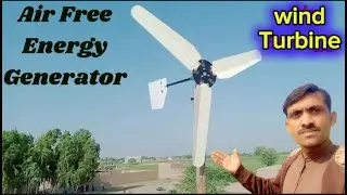 How To Make Free Energy High Power Electric Wind Turbine Generator at Home #experiment