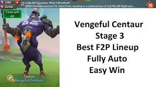Lords Mobile: Limited Challenge Vengeful Centaur 2023 Fully Auto Stage 3