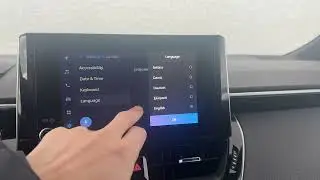 Как изменить язык на хэтчбеке Toyota Corolla