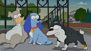 The Simpsons - Wild Dog Love Story And Domestic Dog!