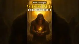 Veo 3 Google: After the Battle &ndash; Blood, Scars & Rebirth #veo3google, #bigfootreturns