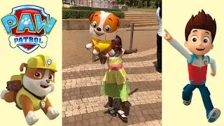 Outdoor playground, playtime with paw patrol Rubble park /big wheel park #shorts