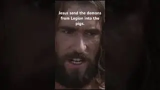 Jesus send the demons from Legion into the pigs.