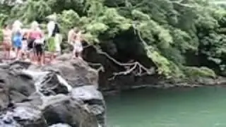 kipu falls triple cliff jump 2006