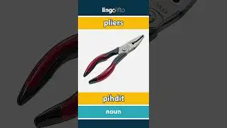 🇬🇧🇫🇮 pliers - pihdit : vocabulary builder : learn English : opetellaan englantia