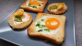 Bird Nest Sandwich / Simple & Delicious Breakfast Recipes / Cook at home