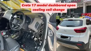 Creta car cooling coil change . Dashboard open video #creta #cooling #dashboard #coolingcoil