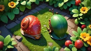 Nine Silly Snails Slide in a Line | Counting Song for Kids | Fun Nursery Rhymes and Baby Learning
