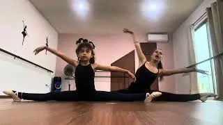 Estiramiento para niños en ballet | 5 a 7 años | Ballet infantil 