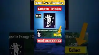 How To Get Aura Farming Emote For Free || BGMI || #bgmi #shorts