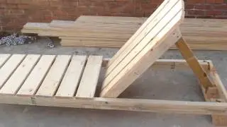 How to build a chaise lounge / pool chair part 1.