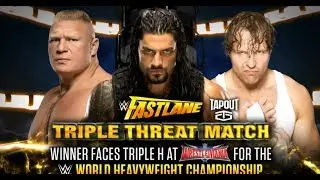 WWE Fastlane 2016 Review
