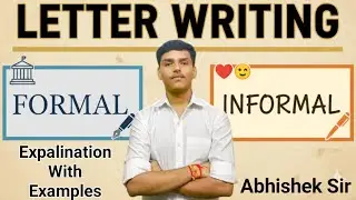 Letter Writing✍️ || Full Marks Fix || Format Of Formal and InFormal Letter || SciCom Academy