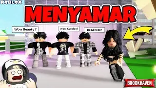 AKU Menyamar Menjadi WANITA KORBLOX DAN ADA COWO BAHAYA MENDEKAT INI YANG Terjadi DI BROOKHAVEN 🏡RP!
