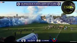 Recibimiento San Martín de Burzaco en clásico con Brown - El Show del Sur
