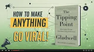📍The Tipping Point by Malcolm Gladwell: The Secret to Making Ideas Go Viral! 🚀.