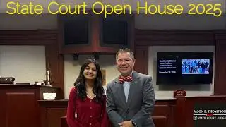 Fayette County Judge Jason B. Thompson 2025 Open House Video Fayetteville Juvenile State Court