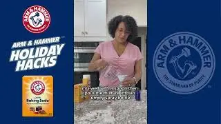 DIY Bathroom Air Freshener Using Baking Soda | ARM & HAMMER&trade; Holiday Hack