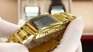 SKMEI 2277 Stainless Steel Azan Qibla Wrist Compass Arabic Men Fashion Watch For Islamic Prayer