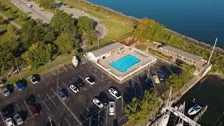 edge water marina CLEVELAND OHIO DJI MINI 4k 