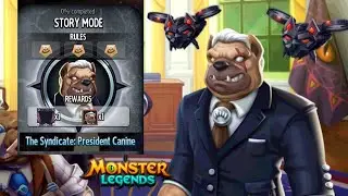 Monster Legends - New Ancestors President Canine In The Syndicate Dungeon