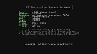 R2D2 Phone Home! by Chavez (C64C) (8580R5) (Real hardware recording)
