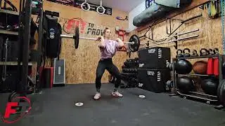 Low Hang Squat Clean with pause below knees